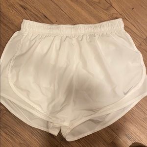 White Nike shorts. Size medium!